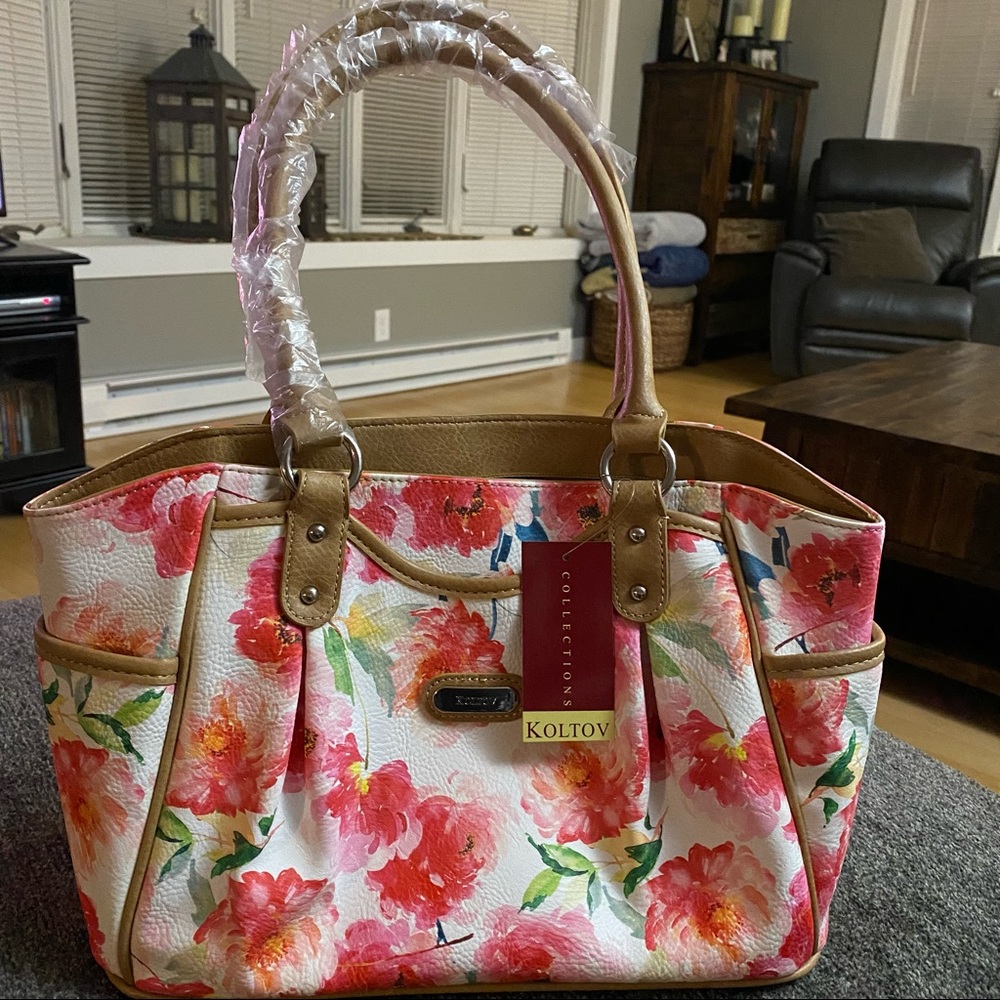 NWT! Koltov Floral Purse